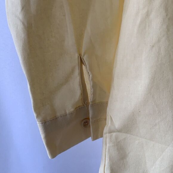 Men’s medium yellow dress shirt. NWOT - Picture 3 of 5